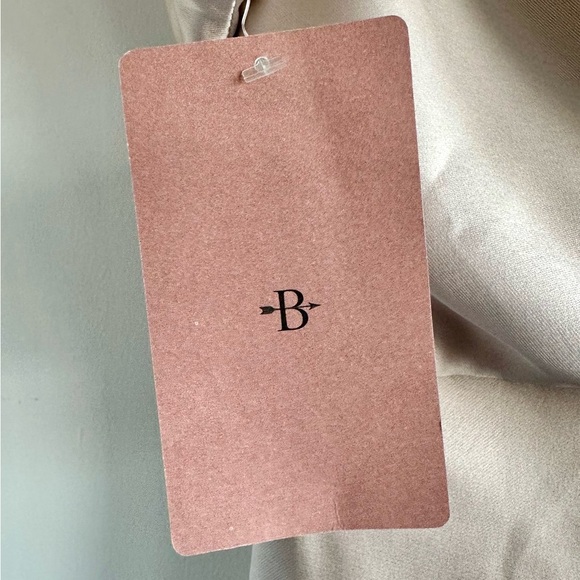 Amsale The Midi Dress in Champagne - Picture 4 of 7